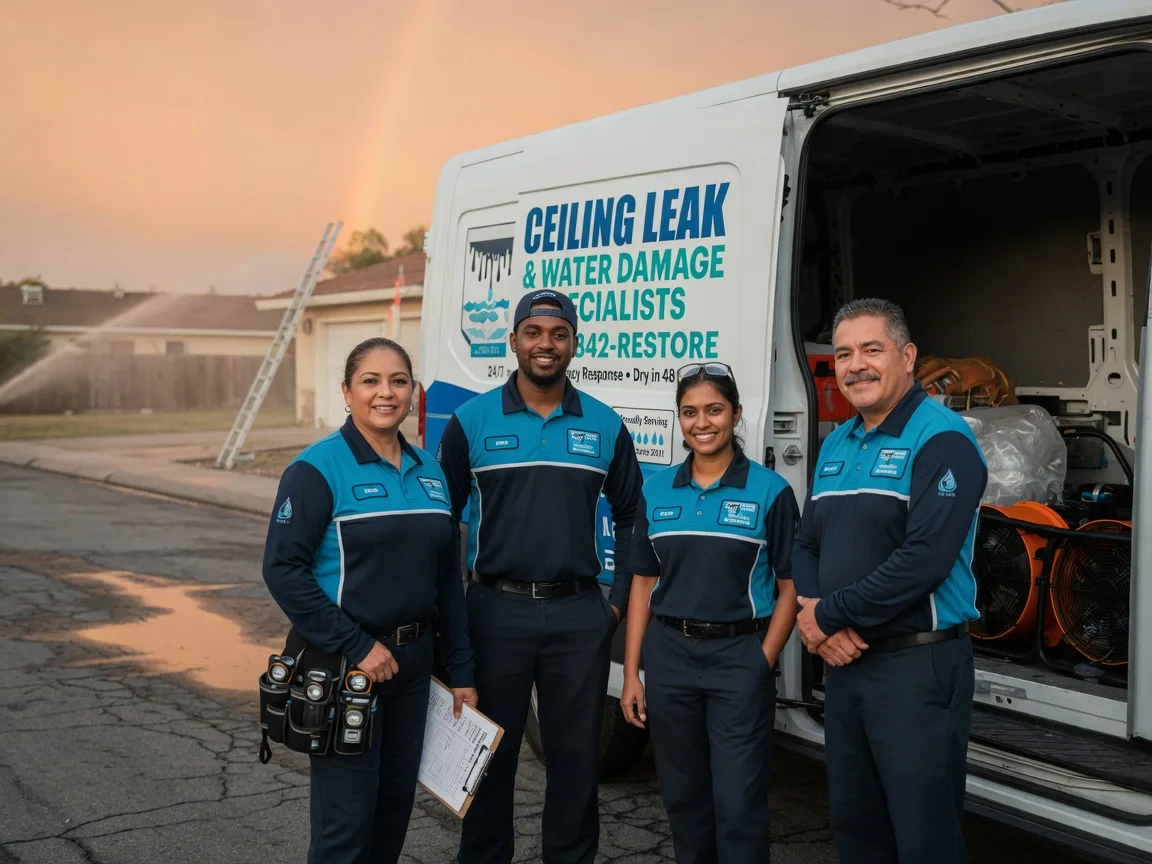 Ceiling Leak Cleanup company in Bluff Springs, IL